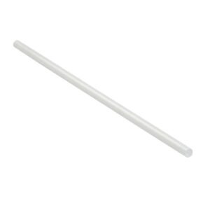 Royalty 7.75" Clear Jumbo Unwrapped Straw, 10/250