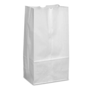 Royalty Eco Premium #12 White SOS Paper Bag, 500/CS