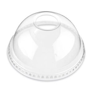 12-24oz PET Dome Lid w/Hole 98mm